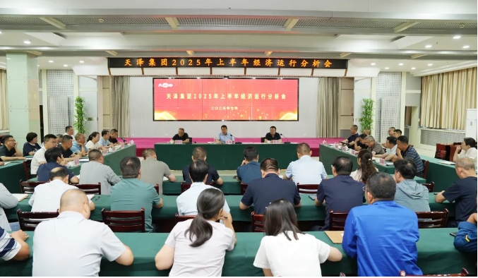 天泽集团召开2025年上半年经济运行分析会